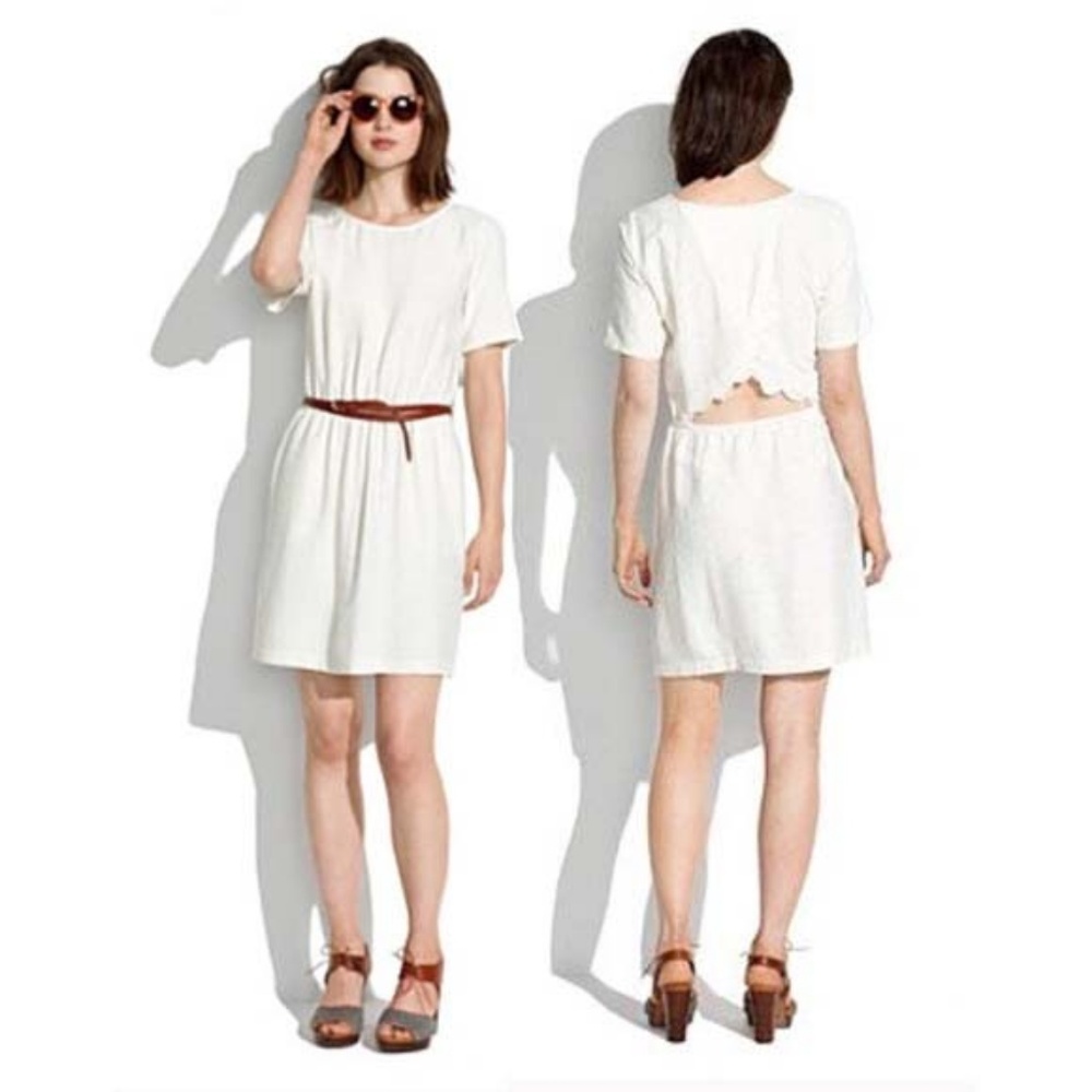 Madewell Scenic View Scallop Dress | 25559
